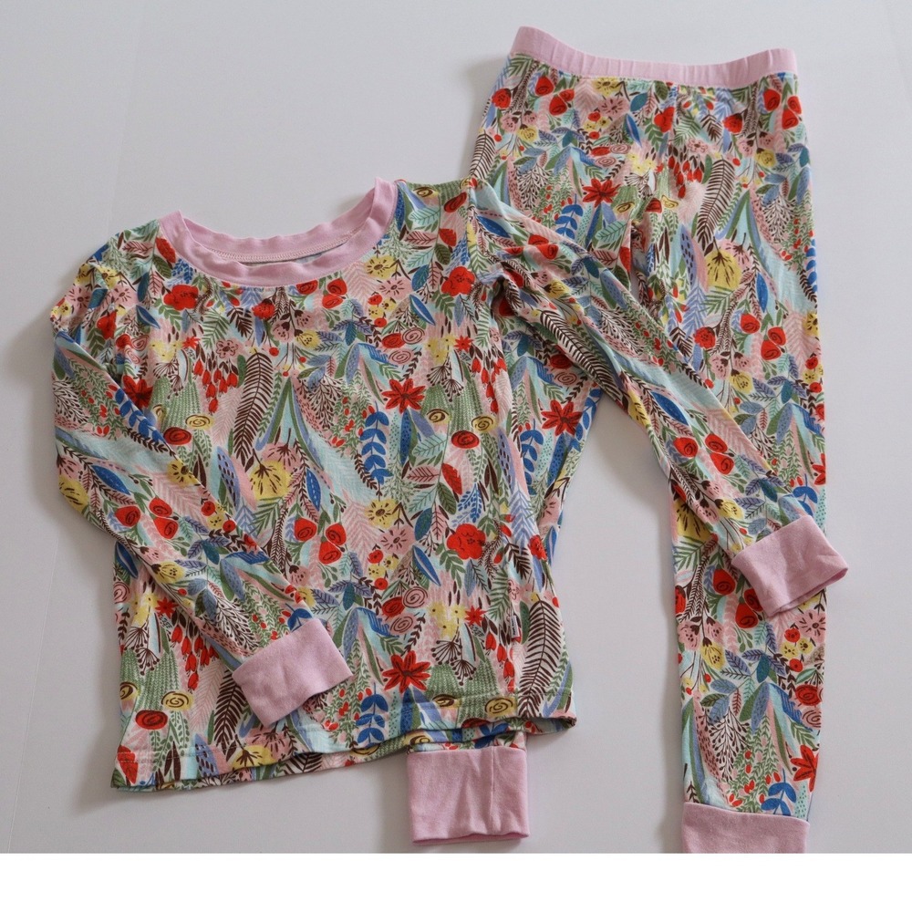 Little Sleepies Original Floral Two-Piece Pajama Set 4T